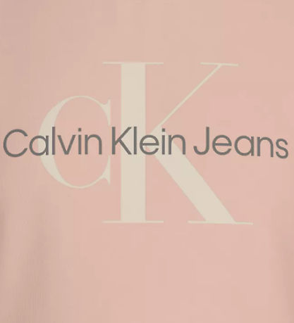 Calvin Klein Blússa - Monogram - Marengs kinnalitur