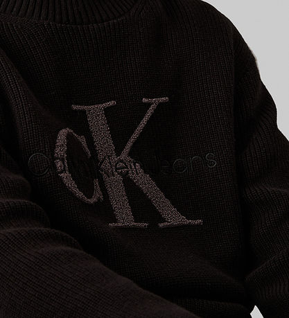 Calvin Klein Blússa - Prjónað - Svart