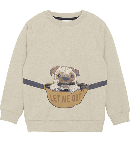 Minymo Collegepaita - Beige kirjava M. Koira