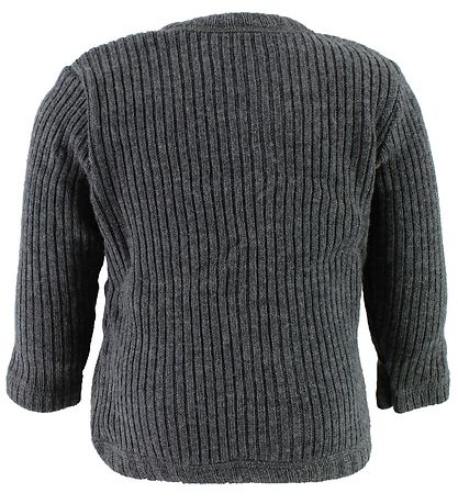 Joha Cardigan - Knitted - Wool - Charcoal