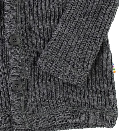 Joha Cardigan - Knitted - Wool - Charcoal