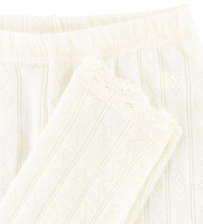 Joha Leggings - Wool/Silk - Off-White Pattern