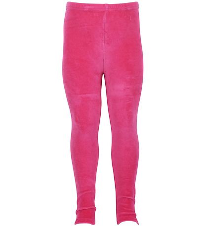 Dani Velúr leggings - Bleikt
