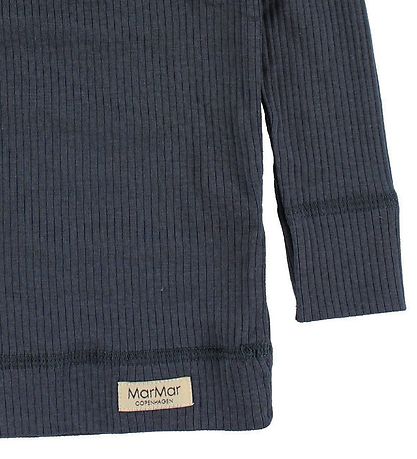 MarMar Long Sleeve Top - Rib - Navy