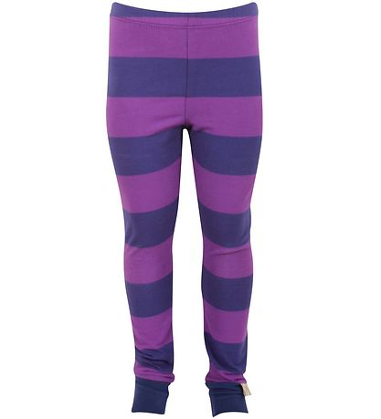 Black and purple striped leggings online
