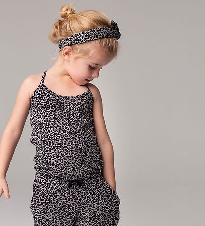 MarMar Jumpsuit - Grey Leopard Print