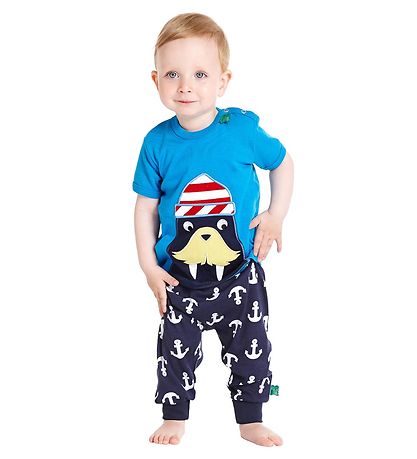 Freds World T-shirt - Light Blue w. Walrus