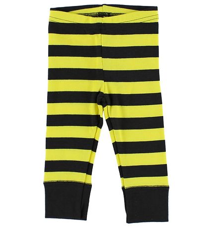 Katvig Leggings - Yellow/Black Striped