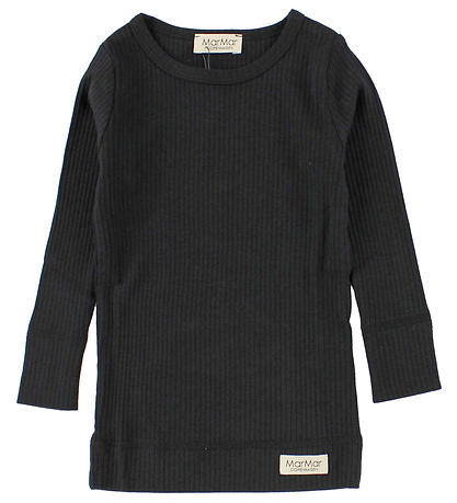 MarMar Blússa - Rib - Modal - Svart