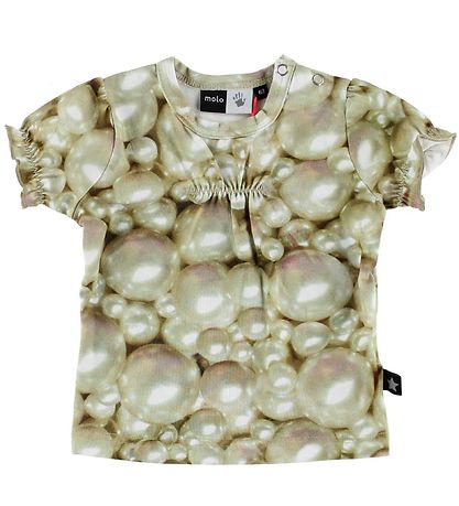 Molo Stuttermabolur - Ree - Pearls