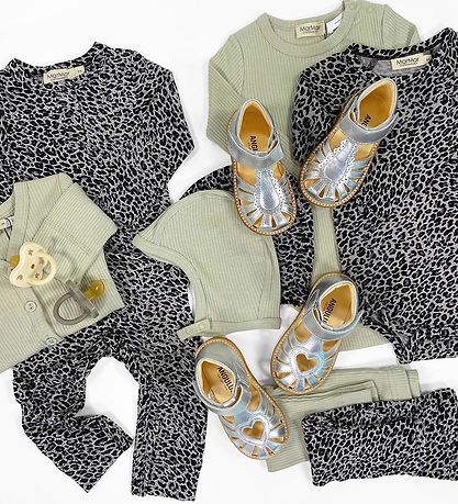MarMar Romper - l/s - Grijs Luipaardprint