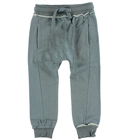 En Fant Jogginghosen - Mattgrün