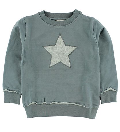 En Fant Sweatshirt - Mattgrün m. Stern