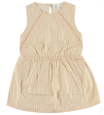 En Fant Kleid - Pfirsich m. Streifen