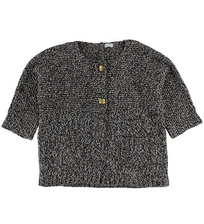 Mini A Ture Cardigan - Stickat - Blå/Vit