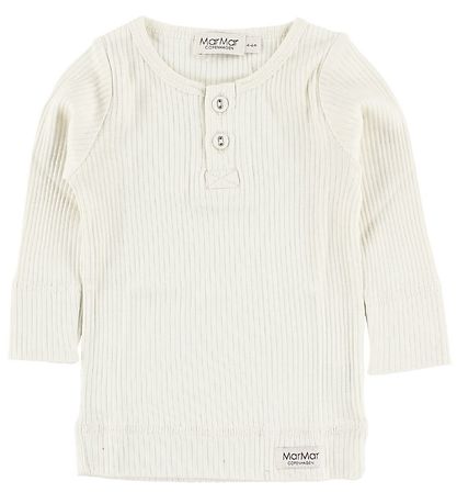 MarMar Bluse - Offwhite - Modal - Rib