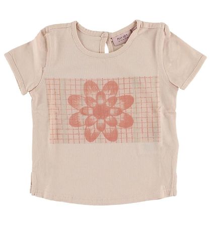 Noa Noa miniature T-shirt - Light Rose w. Flower