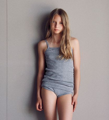 MarMar Unterhemd - 2er-Pack - Graumeliert meliert