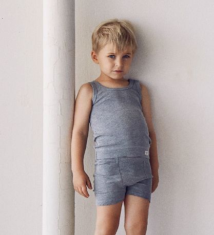 MarMar Boxershorts - 2er-Pack - Graumeliert meliert