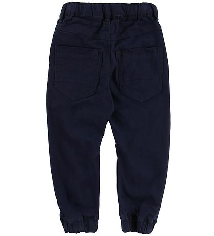 Minymo Byxor - Twill Loose - Marinblå