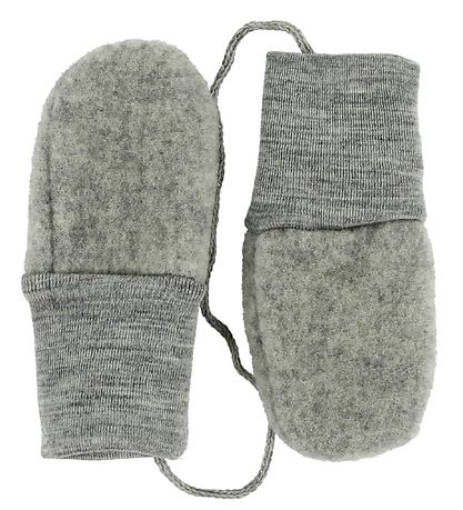 Engel Mittens - Wool - Grey Melange