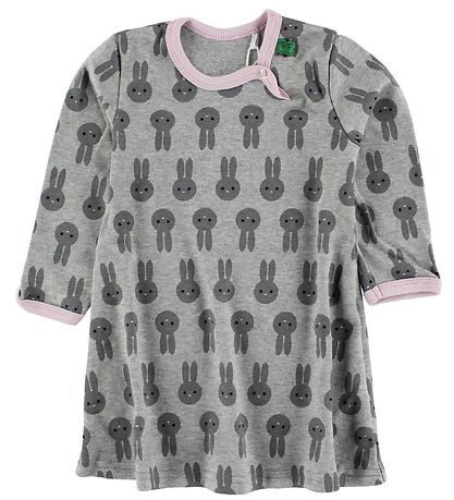Freds World Kleid - Graumeliert m. Kaninchen