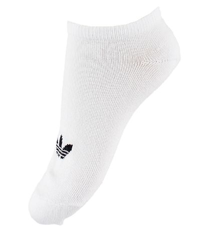 adidas Originals Ankelsokker - Trefoil - 3-pack - Hvit m. Logo