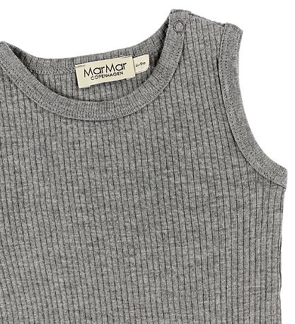 MarMar Justaucorps - s/m - Rib - Modal - Gris Chin