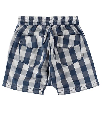 Wheat Shorts - Blue/White Check