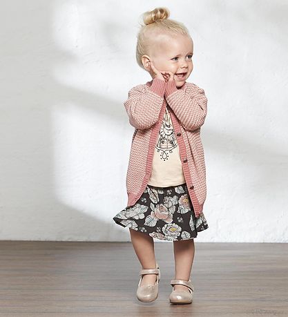 En Fant T-shirt - Light Peach w. Rabbit