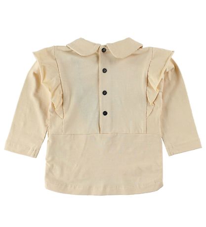 En Fant Pullover - Light Peach m. Strauße/Rüschen