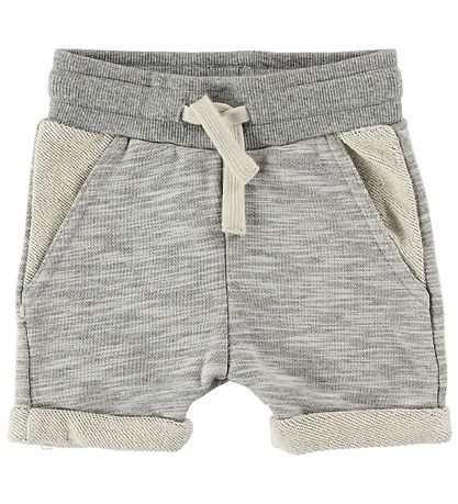En Fant Sweat Shorts - Light Grey Melange