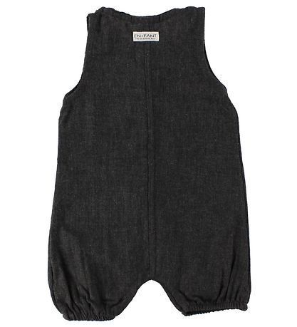 En Fant Sommerstrampler - Anthrazitgrau m. Tasche