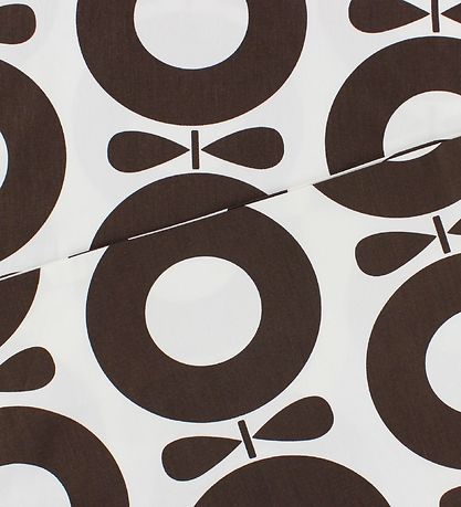 Katvig Classics Sängkläder - Vuxen 140x220 - Vit m. Bruna Äpplen