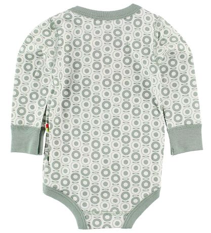 Katvig Classics Body - l/ä - Weiß m. Matt grüne Äpfel
