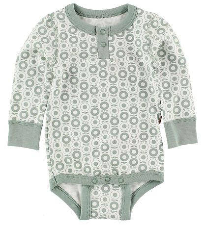 Katvig Classics Body - l/ä - Weiß m. Matt grüne Äpfel