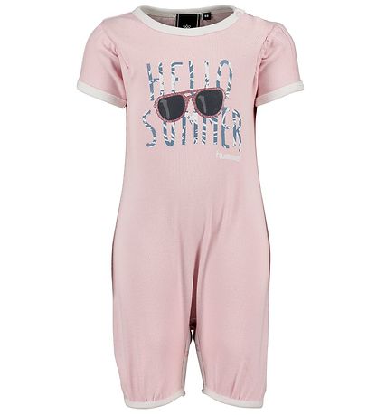 Hummel Summer Romper - HMLLoralai - Pink w. Print