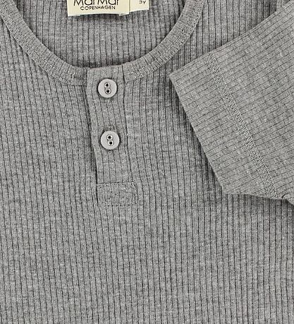 MarMar T-Shirt - Graumeliert - Modal - Rib