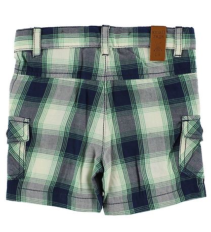 Small Rags Shorts - Navy/Grün/Weiß