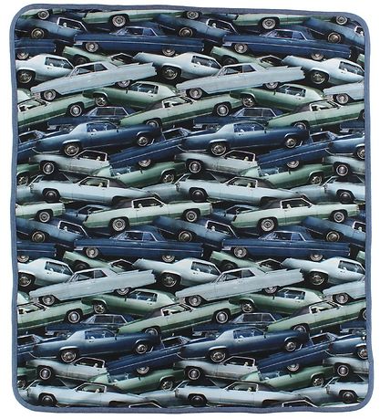 Molo Blanket - 80x75 - Niles - Stacked Cars
