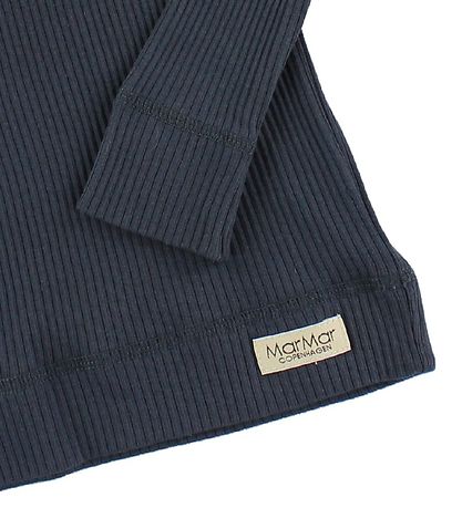 MarMar Long Sleeve Top - Rib - Navy