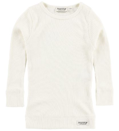 MarMar Blússa - Rib - Modal - Offwhite