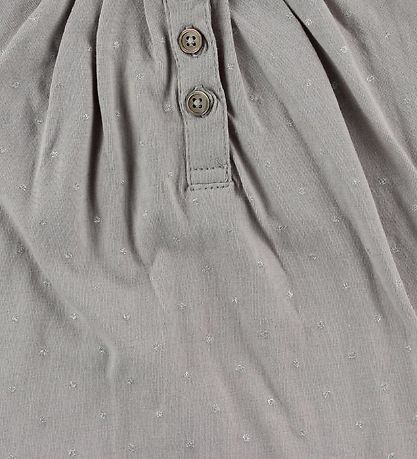 Noa Noa miniature Kleid - Grau m. Silberne Punkte