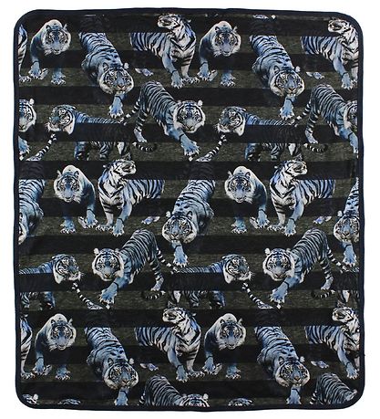 Molo Blanket - 80x75 - Niles - Blue Tigers
