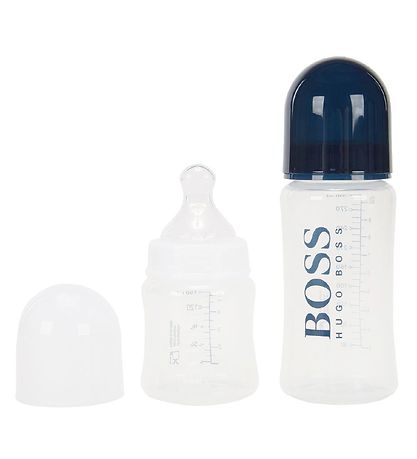 BOSS Babyflaschen - 2er-Pack - Weiß/Navy