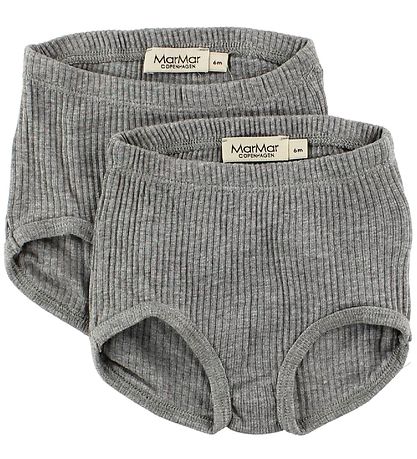 MarMar Unterhosen - 2er-Pack - Graumeliert