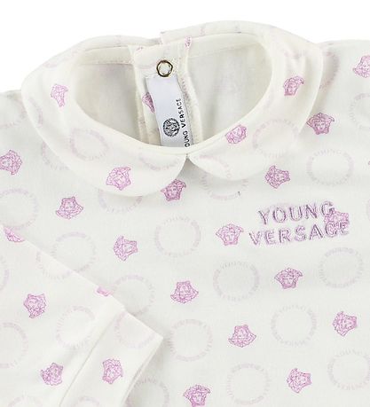 Young Versace Gift Box - Jumpsuit/Beanie - Ivory/Lavender