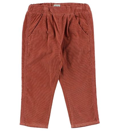 Mini A Ture Cordhose - Matt Rot