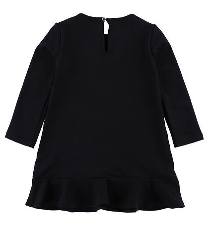 Young Versace Kleid - Sweat - Navy m. Strassstein