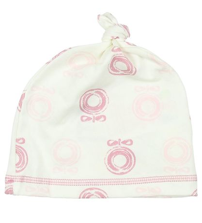 Katvig Beanie - Ivory/Rose w. Apples